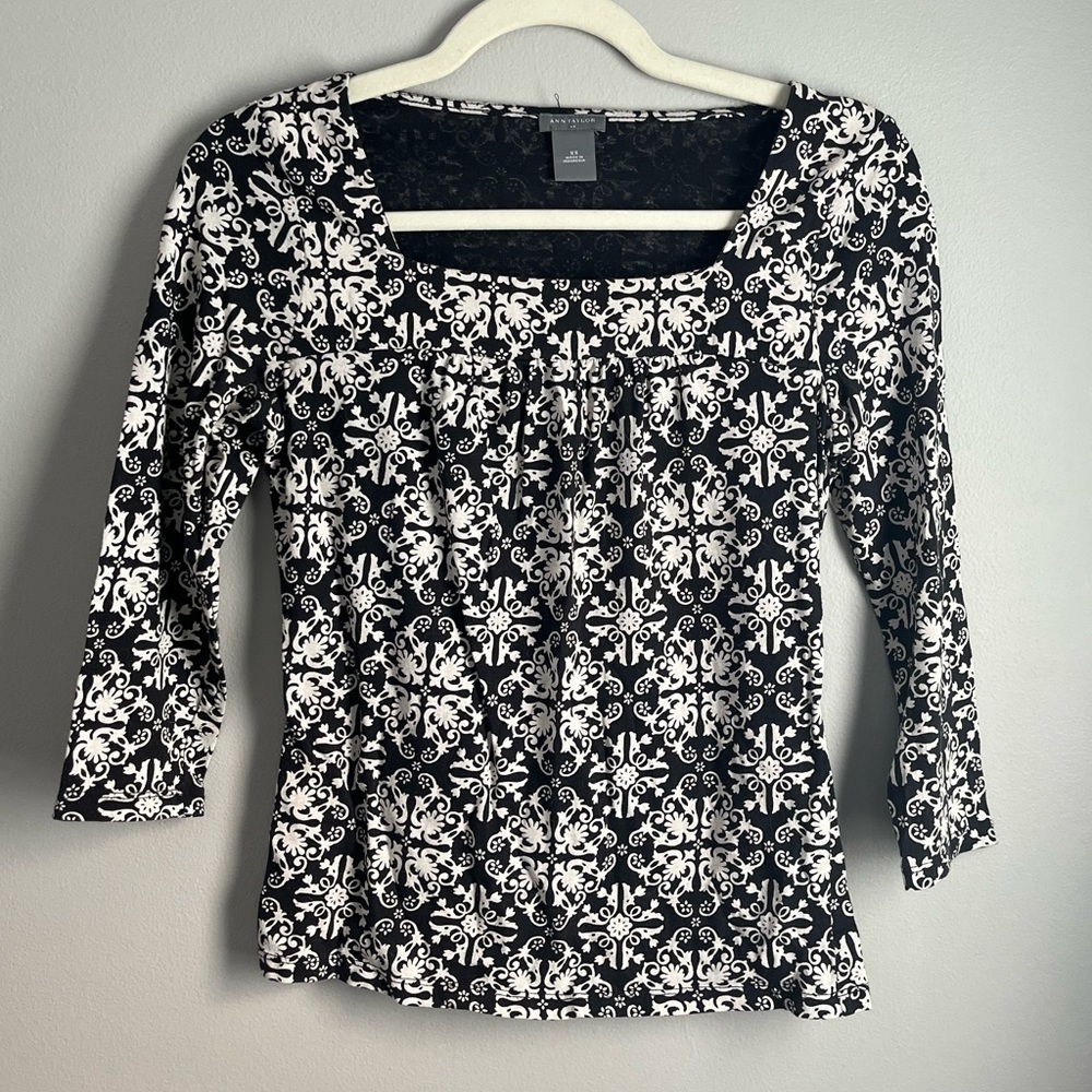 Ann Taylor square neck top